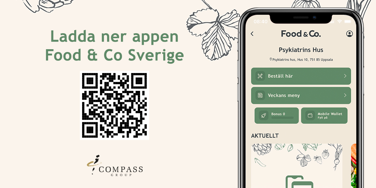 Food & Co QR kod APP